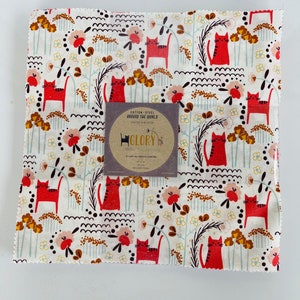 Glory, Around The World, Regno Unito, Layer Cake, Megan Carter, cotone e acciaio, MC200P, 10 x 10
