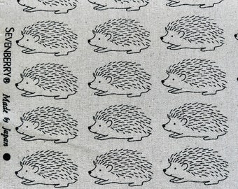 Porcupine - Hedgehog  Fabric - Robert Kaufman -Sevenberry - C5620120