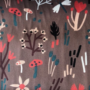 Mushroom - Hokkoh - Japanese Fabric - Cotton Oxford Fabric - 321-1220