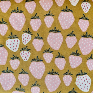 Under the Apple Tree-Queen of Berries-Summer Sunset Unbleached Canvas-Loes Van Oosten-Cotton + Steel - LV500-SS8UC