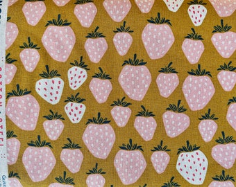 Under the Apple Tree-Queen of Berries-Summer Sunset Unbleached Canvas-Loes Van Oosten-Cotton + Steel - LV500-SS8UC