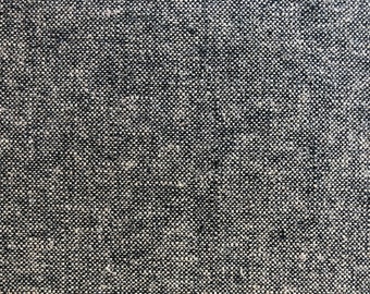 Robert Kaufman-ESSEX-Yarn Dyed Linen Cotton Blend-Espresso Fabric