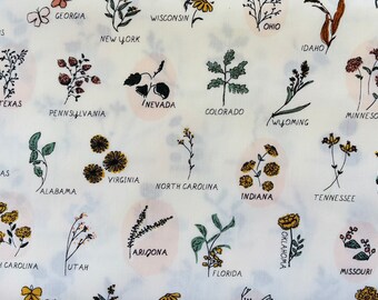 Roadside Wildflowers - The Open Road - Bonnie Christine for Art Gallery Fabrics - quilting cotton fabric - TOR-13862
