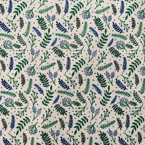 Branching Out-Unbleached Quilting Cotton-Jade Mosinksi-Cotton + Steel Fabric - JM110-B16