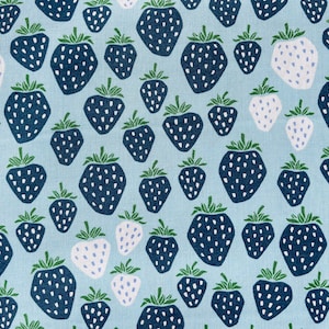 Under the Apple Tree - Queen of Berries Water-drop Fabric-Loes Van Oosten-Cotton + Steel-LV500-WA5