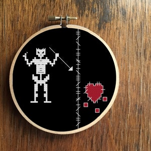 PDF PATTERN - OFMD Blackbeard&#39;s Flag Cross-stitch Pattern -- 4&quot; Hoop
