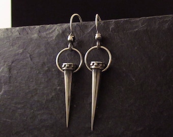 PENDIENTES DE ESPIGA PUNK