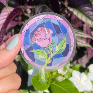 Enchanted Rose Sticker - Beauty and the Beast Sticker