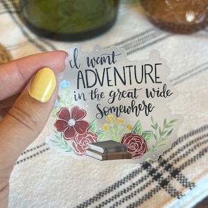 Beauty and the Beast Inspired sticker - Belle Sticker