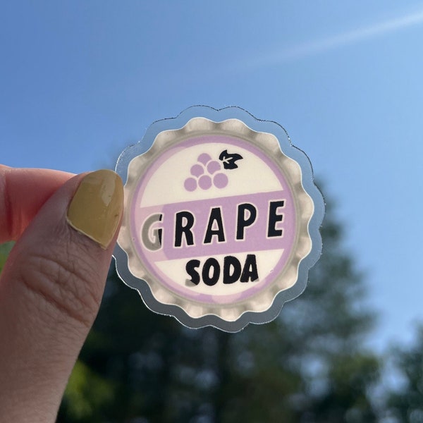 Grape Soda Sticker - Grape Soda Pin Sticker - Up Inspired Sticker