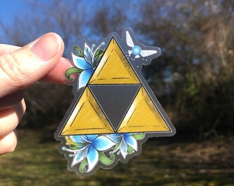 Floral Triforce Sticker