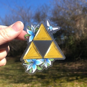 Floral Triforce Sticker