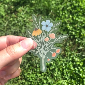 Floral Sticker - Wildflower Sticker