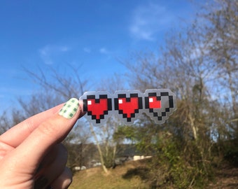 Pixel Heart Sticker - Gamer Sticker