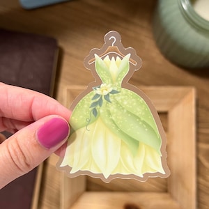 Tiana Sticker - Princess and the Frog Sticker - Tiana Dress Sticker - Disney Sticker - Disney Princess Dress - Tiana Dress