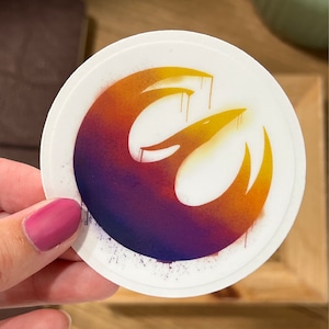 Starbird Sticker - Phoenix Squadron Sticker - Rebel Starbird Sticker - Sabine Wren Sticker - Rebels - Ahsoka - Star Wars Sticker