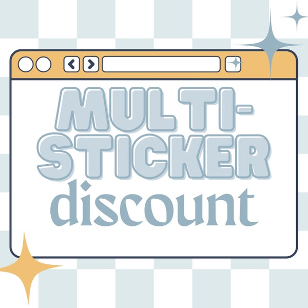 Sticker Bundle Discount - Sticker Bundles - Multi-Sticker Discount