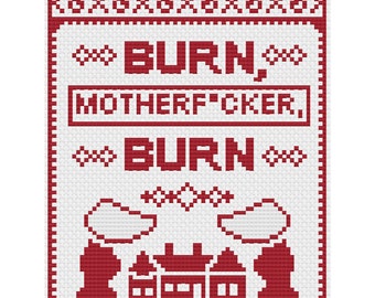 The Handmaid's Tale Cross Stitch Pattern - Designed for Hulu's Official Instagram - Waterford House - INSTANT DOWNLOAD