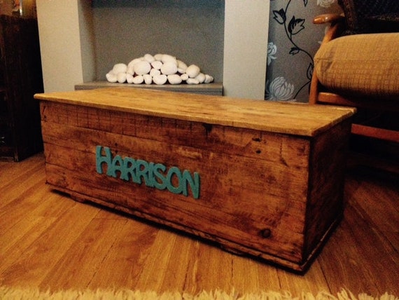 solid wood toy storage