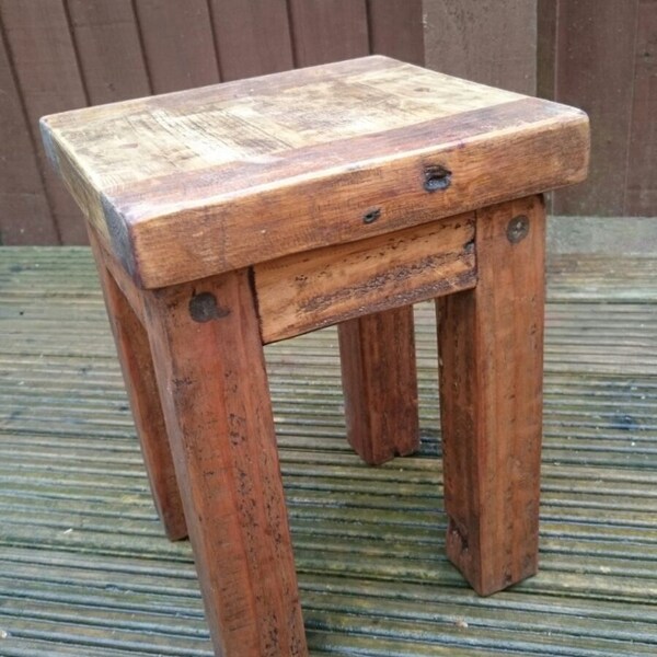 Side Tables - Handmade, solid wood, made to measure, reclaimed wood