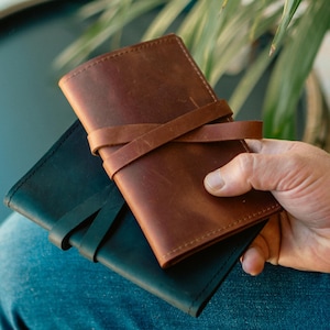 Handmade Leather Tobacco Pouch | Personalized Rolling Tobacco Case | Custom Engraved Gift for Smokers