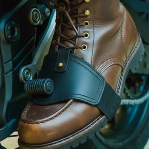 Ochraniacz na dźwignię zmiany biegów motocykla, skórzany ochraniacz na dźwignię zmiany biegów, akcesoria motocyklowe, prezent dla motocyklisty