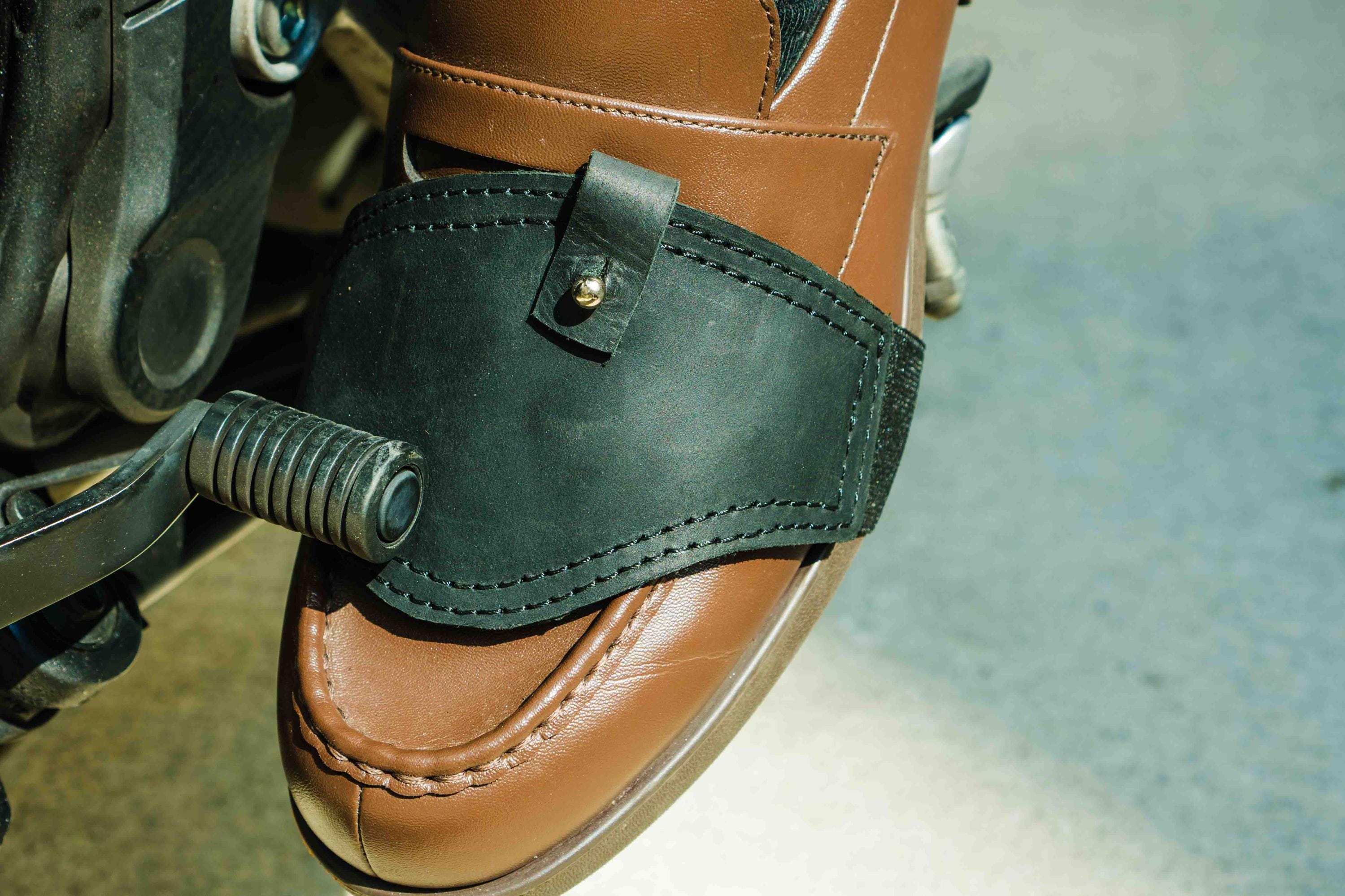 Paracalza Moto - Protezione Cambio Per Stivali, Antiusura E Antiscivolo, Nero - Foto 6