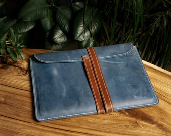 Leather Laptop Sleeve, Personalized Gift, Laptop Case, MacBook Bag, Leather laptop bag, Computer sleeve, Handmade craftsmanship and quality