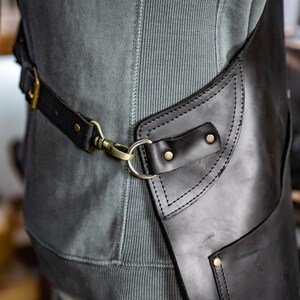 Split Leg Leather Apron, leather apron blacksmith, leather apron woodworking, Leather Apron Personalized, Grilling leather apron, BBQ apron