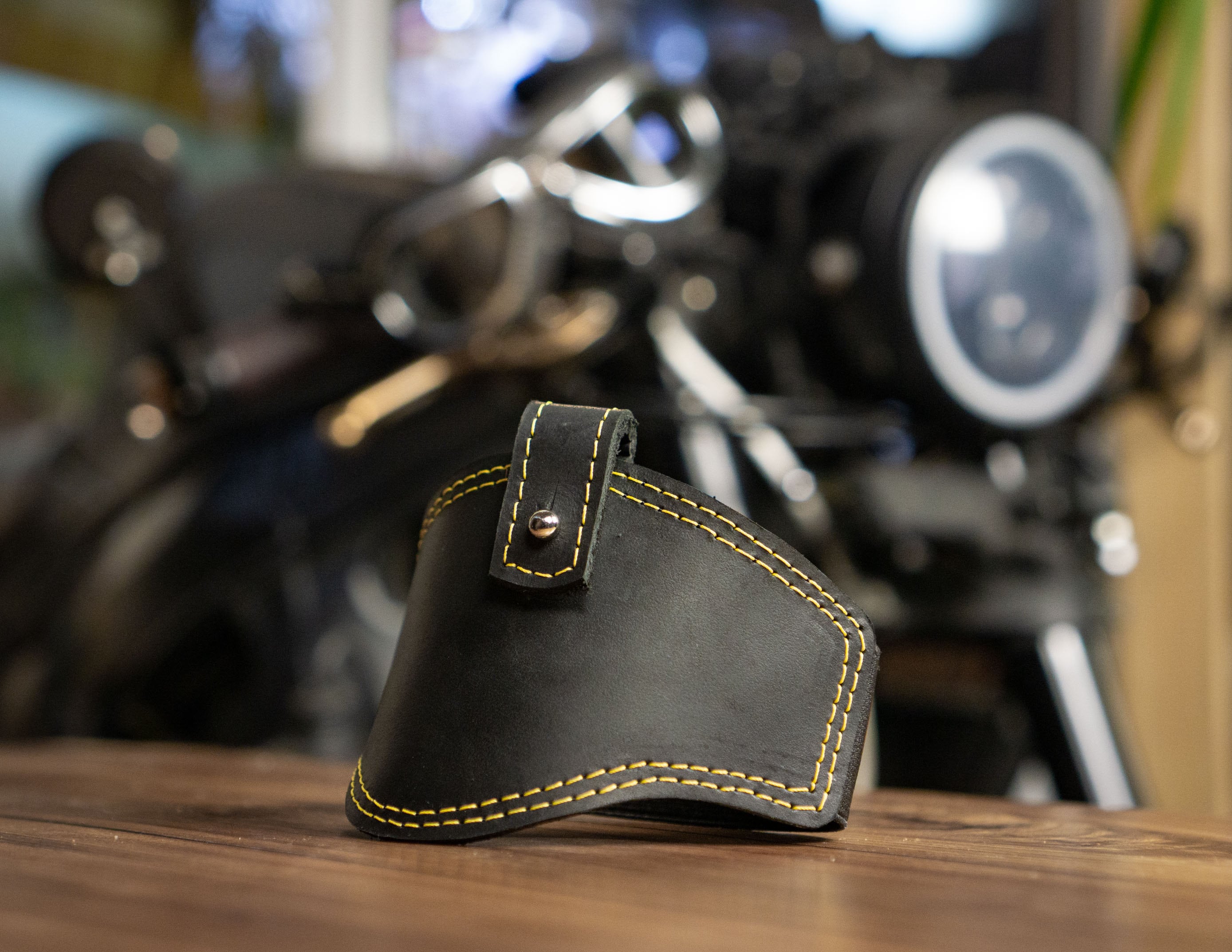 Motorcycle Shifter Boot Protector Leather Boot Protector Etsy