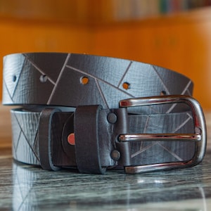 Premium Handcrafted Leather Belt for Men | Personalized Genuine Leather Belt | Artisan Gift for Him, Dad, Husband – Free Custom Engraving