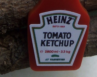 Heinz Ketchup Bottle Food Key Chain Key Ring