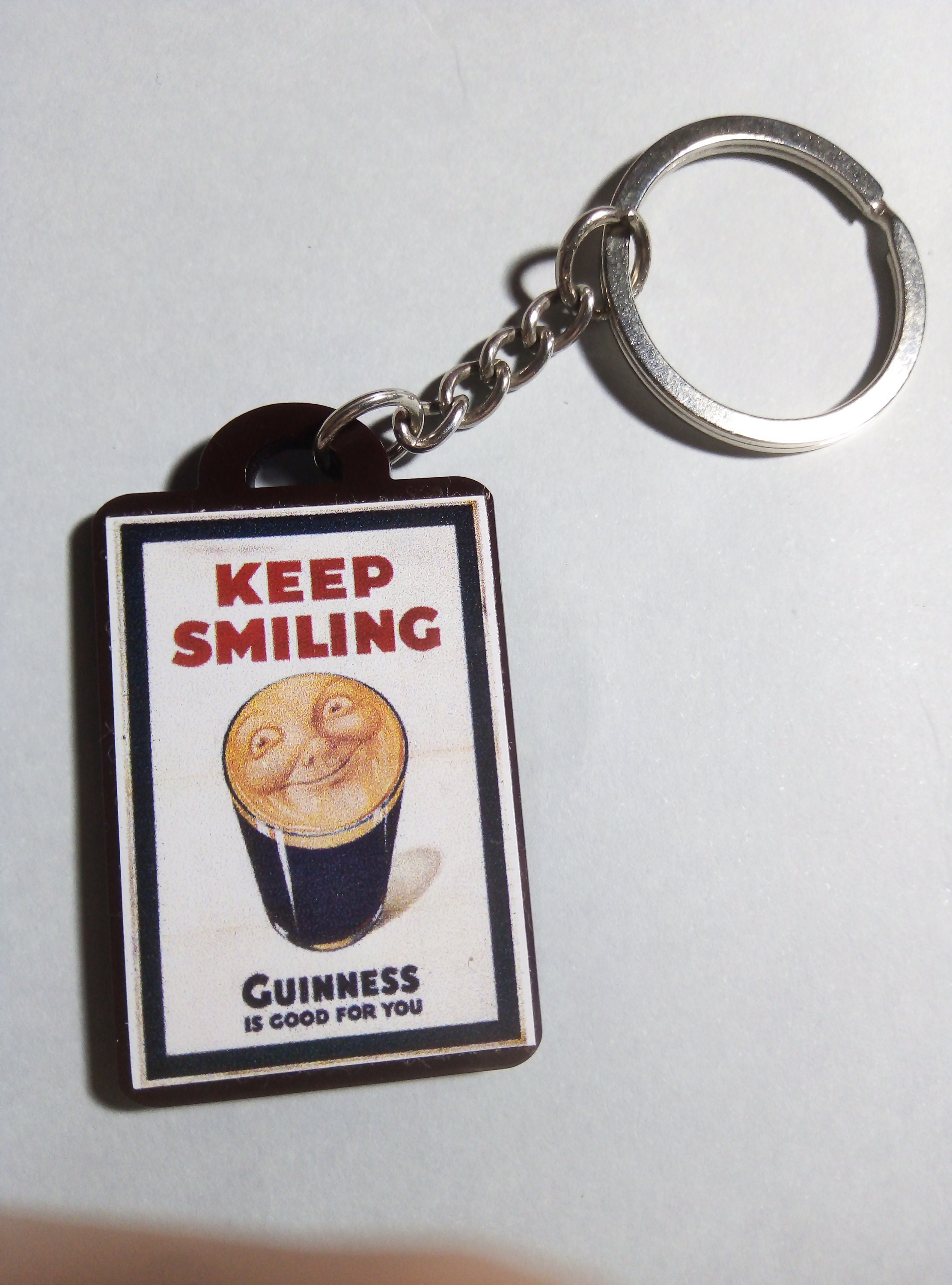 Guinness Beer Irish Vintage Poster Smiley Pint N Father Ted Lovely