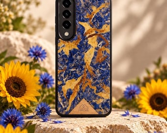 Pressed Flower Phone Case for Samsung Galaxy S26 S25 S24 S23- Real Flowers Botanical Case, Eco Gift
