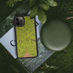 Real Forest Moss Phone Case / Organic Material, Eco Friendly, Sustainable, Unique / iPhone, Samsung, Google Pixel / FREE Shipping Worldwide