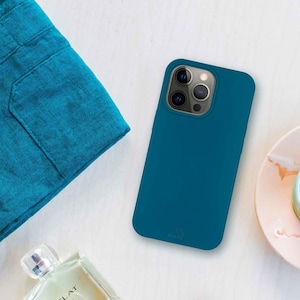 Custodia per telefono biodegradabile - Deep Sea Blue / Modelli di telefono iPhone / Sostenibile, ecologico, compostabile / Spedizione GRATUITA in tutto il mondo