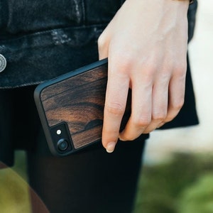Wood Phone Case - Ziricote / Rare Species, All Natural, Eco friendly, Sustainable / iPhone, Samsung, Google Pixel, Huawei / FREE Shipping