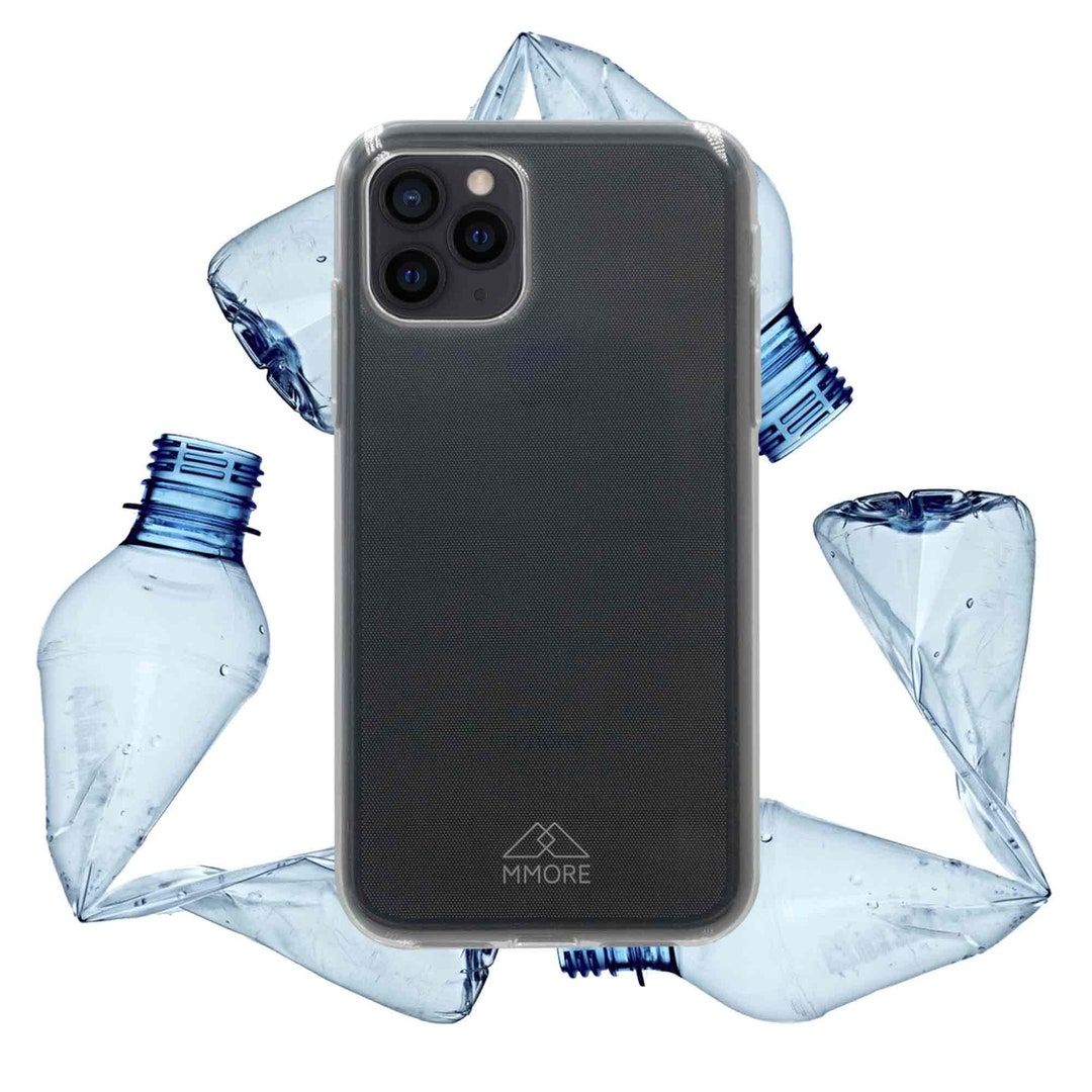 Recycled Ocean Plastic Transparent Phone Case for iPhones / MMORE