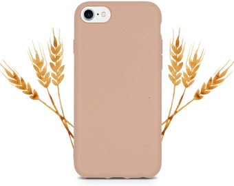 Biologisch afbreekbaar iPhone-hoesje: pastelroze, milieuvriendelijk, composteerbaar