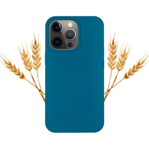 Biologisch afbreekbaar telefoonhoesje - diepzeeblauw / iPhone-telefoonmodellen / Duurzaam, milieuvriendelijk, composteerbaar / GRATIS verzending wereldwijd