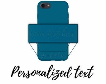 Personalized Biodegradable Phone Case - Deep Sea Blue, Eco Friendly Gift