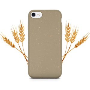 Biologisch abbaubar Umweltfreundliche Handyhülle Olivgrün / iPhone 13 MINI SE3 SE2 8 7 6 6S / Nachhaltig, Umweltfreundlich, Kompostierbar / KOSTENLOSER Versand