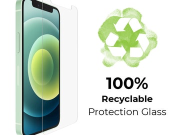 100% RECYCLABLE Tempered Glass Screen Protector / for Samsung Phone Models / Sustainable, Recyclable, Eco Friendly