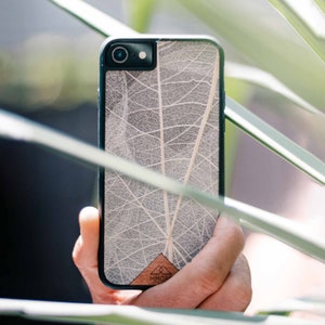 Echte Skelett Blätter Handyhülle / Gepresste Bio Blätter, Umweltfreundlich, Nachhaltig, Einzigartig / iPhone, Samsung, Google Pixel / KOSTENLOSER Versand