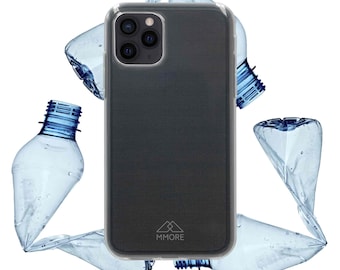 Transparent iPhone Case for iPhone 17 16 15 14 13 12 11, Recycled Ocean Plastic Eco Cover