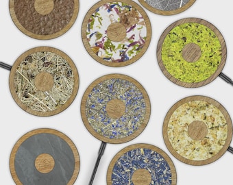MagSafe Wireless Charger, Eco-Friendly Wood & Organic Fast Charging Pad