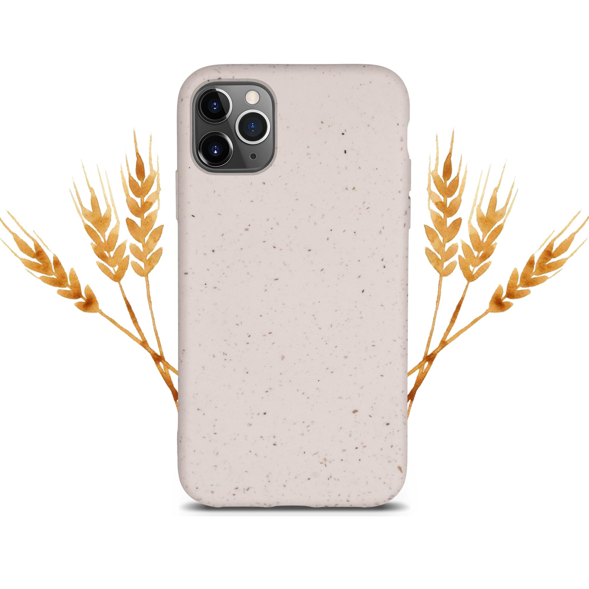 Biodegradable Phone Case - Natural White / iPhone Phone Models / Sustainable, Eco Friendly, Compostable / FREE Shipping Worldwide