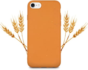 Orange Biodegradable iPhone Case – Eco-Friendly, Compostable