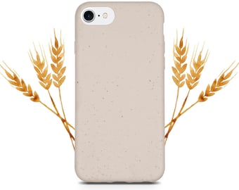 Biologisch abbaubare Handyhülle - Natural White / iPhone Modelle / Nachhaltig, Umweltfreundlich, Kompostierbar / Weltweit versandkostenfrei