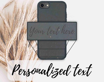 Funda biodegradable personalizada para iPhone – Regalo ecológico